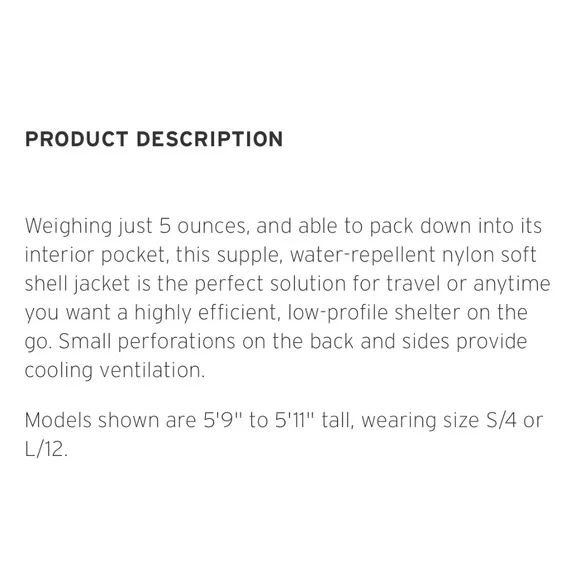 Eddie Bauer Ventatrex Packable Jacket - Picture 15 of 16